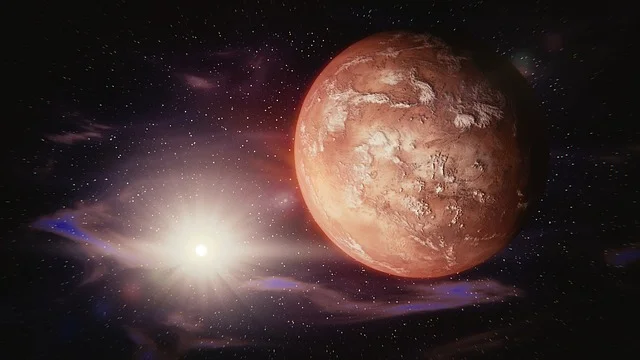 El choque de Marte con Plutón que ocasiono que no haya vida en Marte
