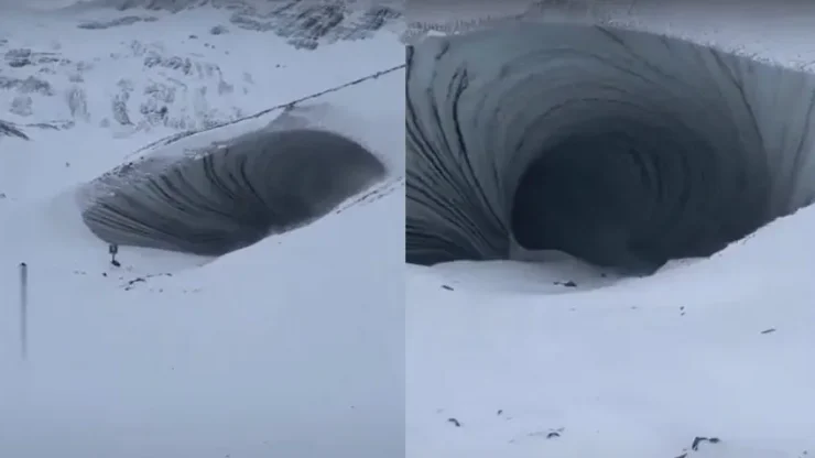 Misteriosa cueva gigante descubierta en la Antártida