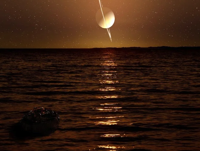 Esto es lo que vio la NASA cuando aterrizó en la luna más grande de Saturno