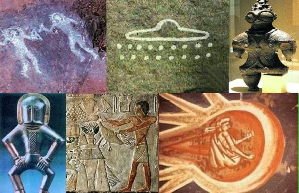 Las antiguas pinturas y monumentos lo confirman, la tierra fue visitada por extraterrestres